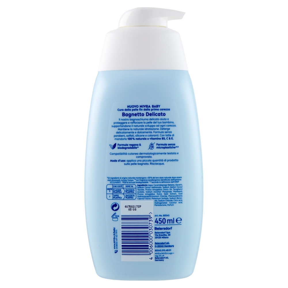 Nivea Baby Bagnetto Delicato 450 ml